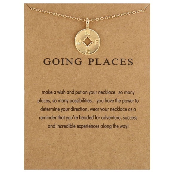Jewelry - Going Places Compass Necklace